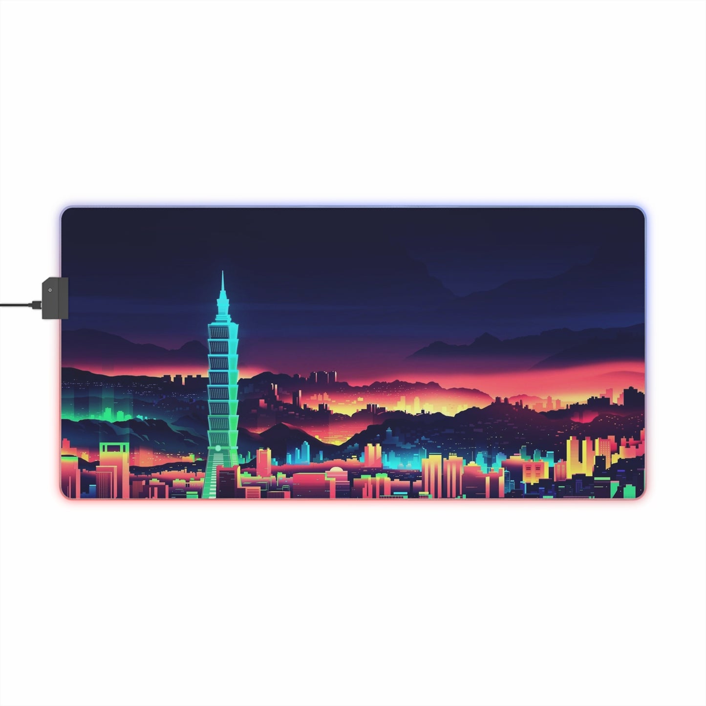 RGB LED Futuristic Gaming Mouse Pad
