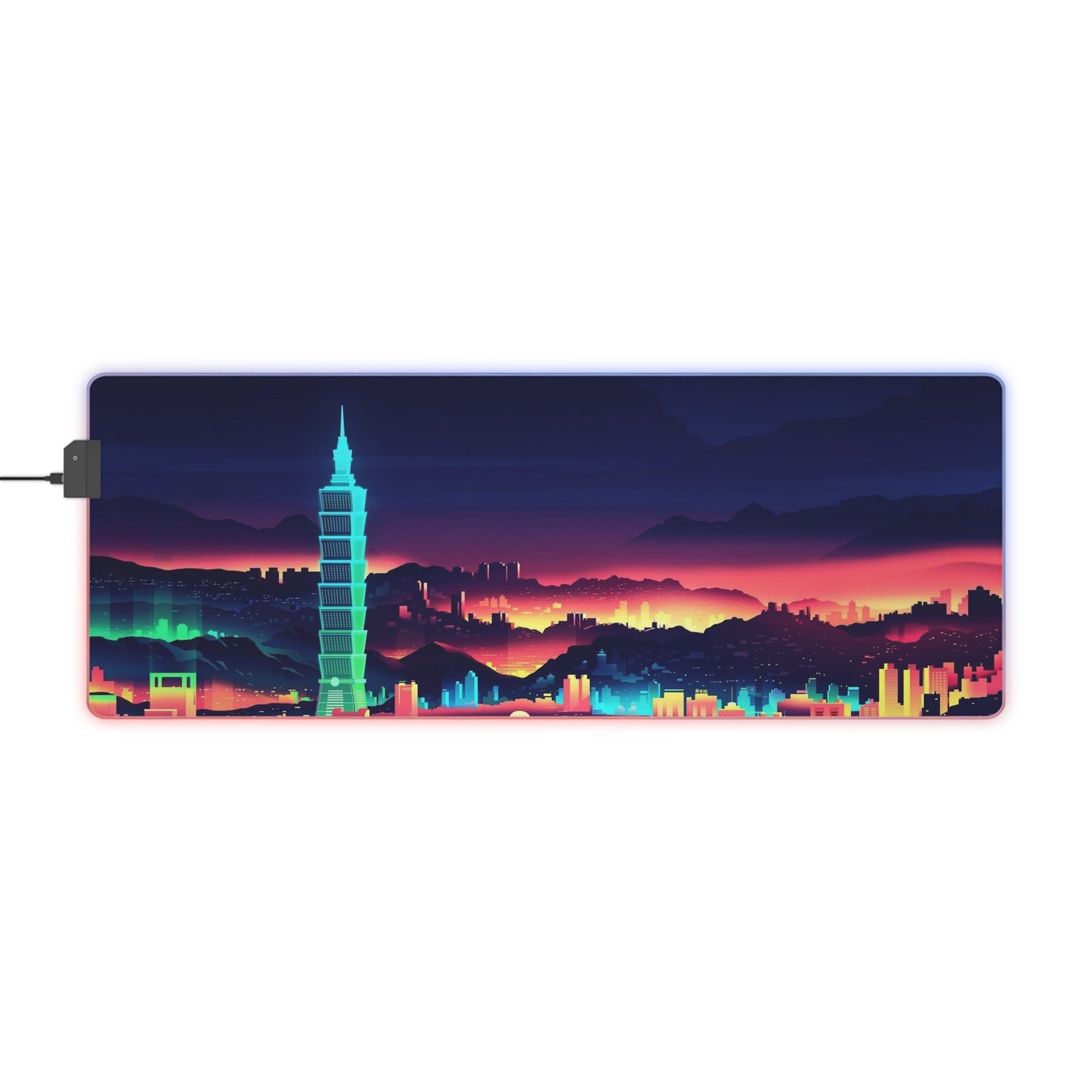 RGB LED Futuristic Gaming Mouse Pad