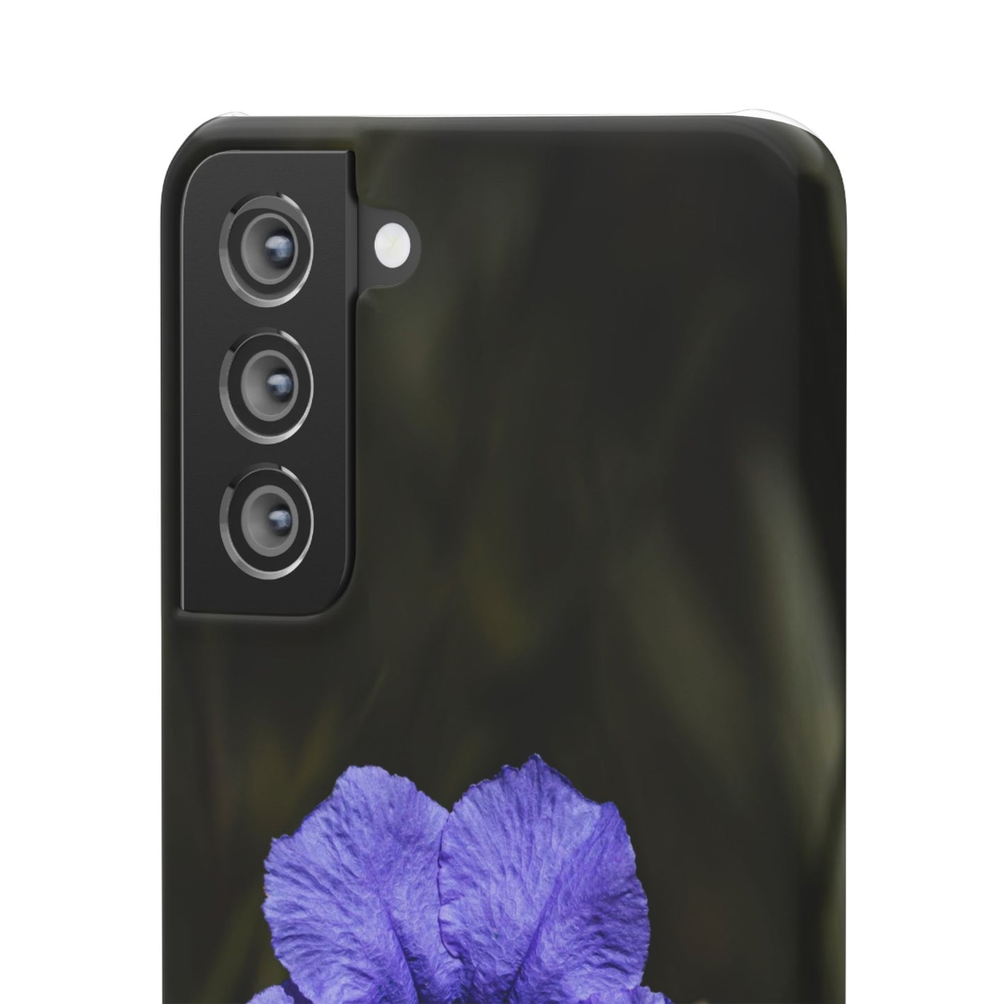 Purple Petunia Phone Case — Floral Snap Case