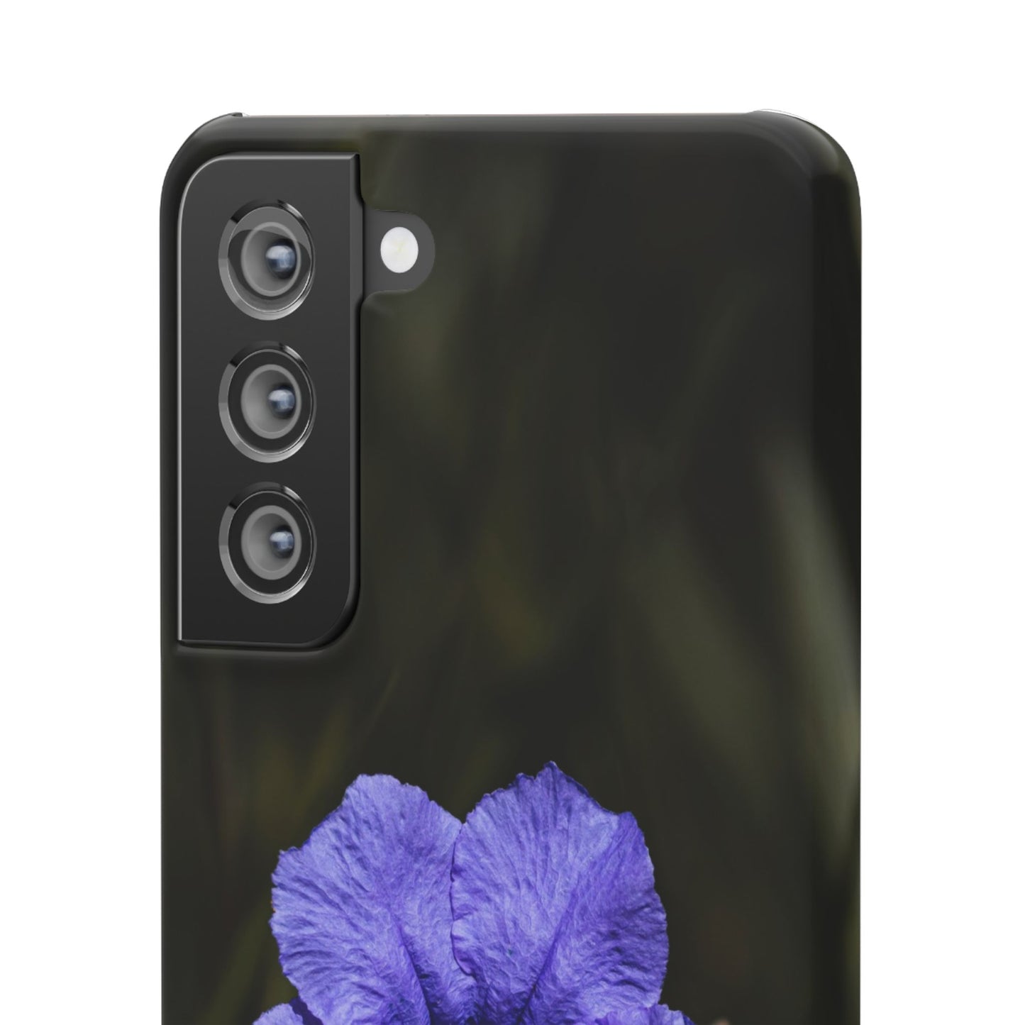 Purple Petunia Phone Case — Floral Snap Case