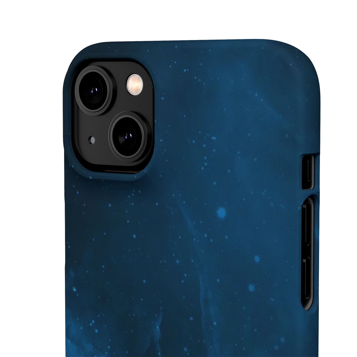 Galaxy Horizon Phone Case — Blue Space Planet Snap Case