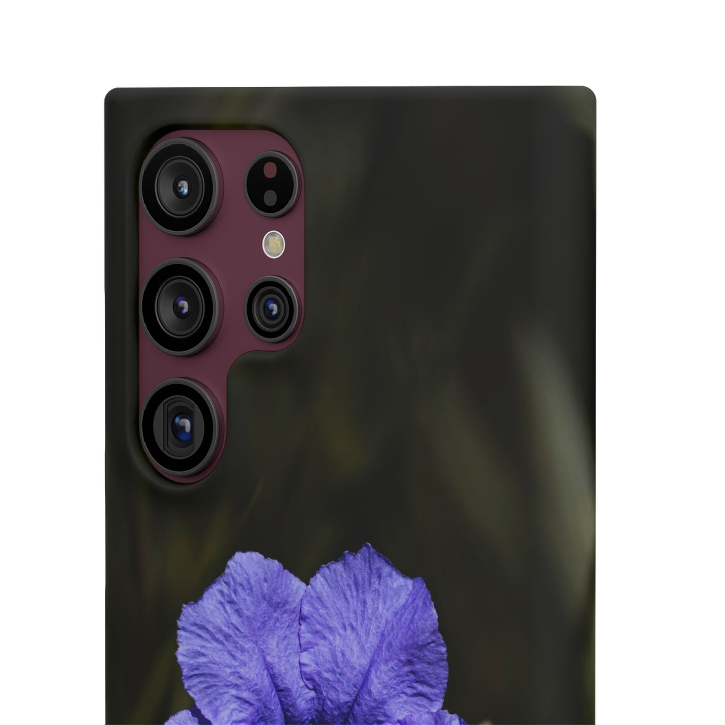 Purple Petunia Phone Case — Floral Snap Case