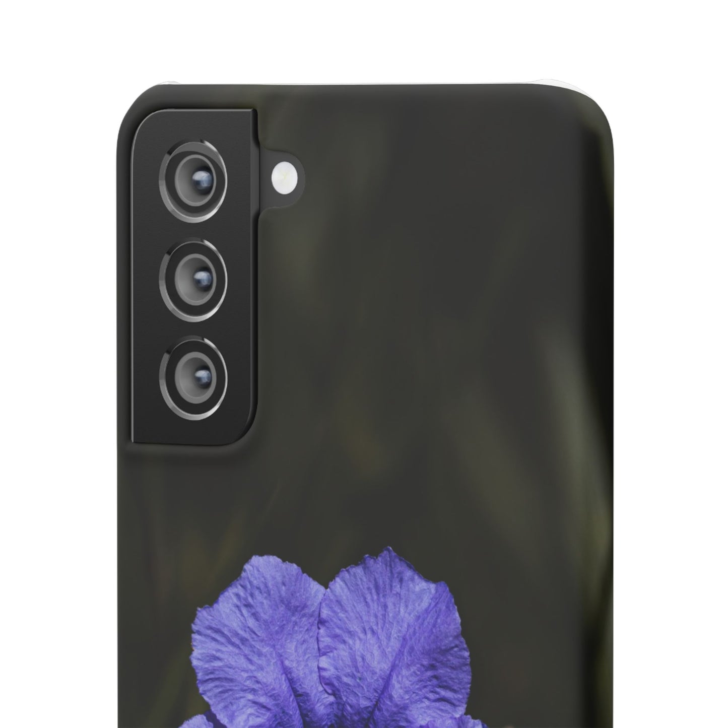 Purple Petunia Phone Case — Floral Snap Case
