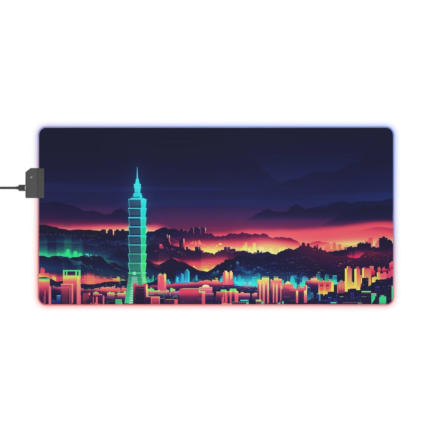 RGB LED Futuristic Gaming Mouse Pad