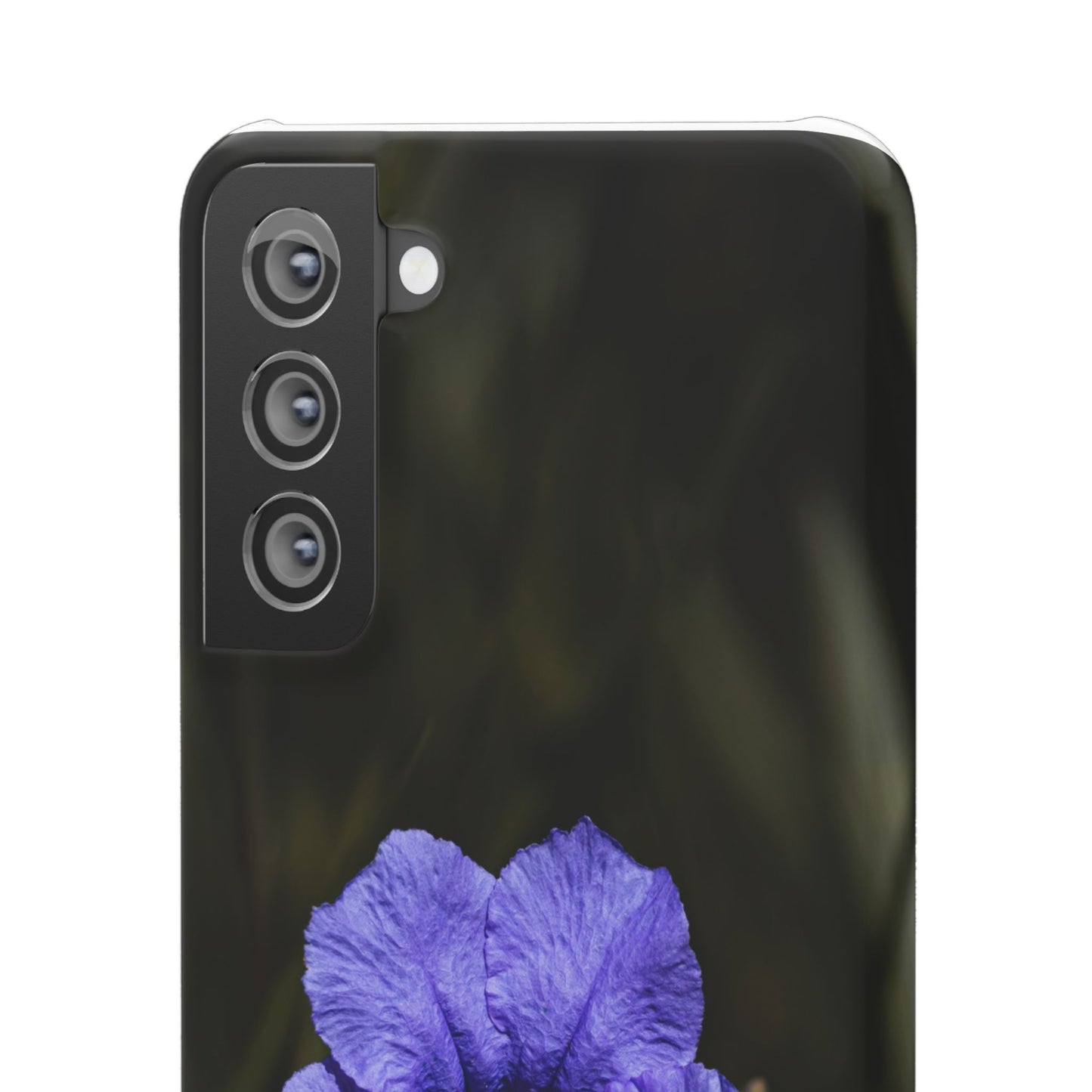 Purple Petunia Phone Case — Floral Snap Case