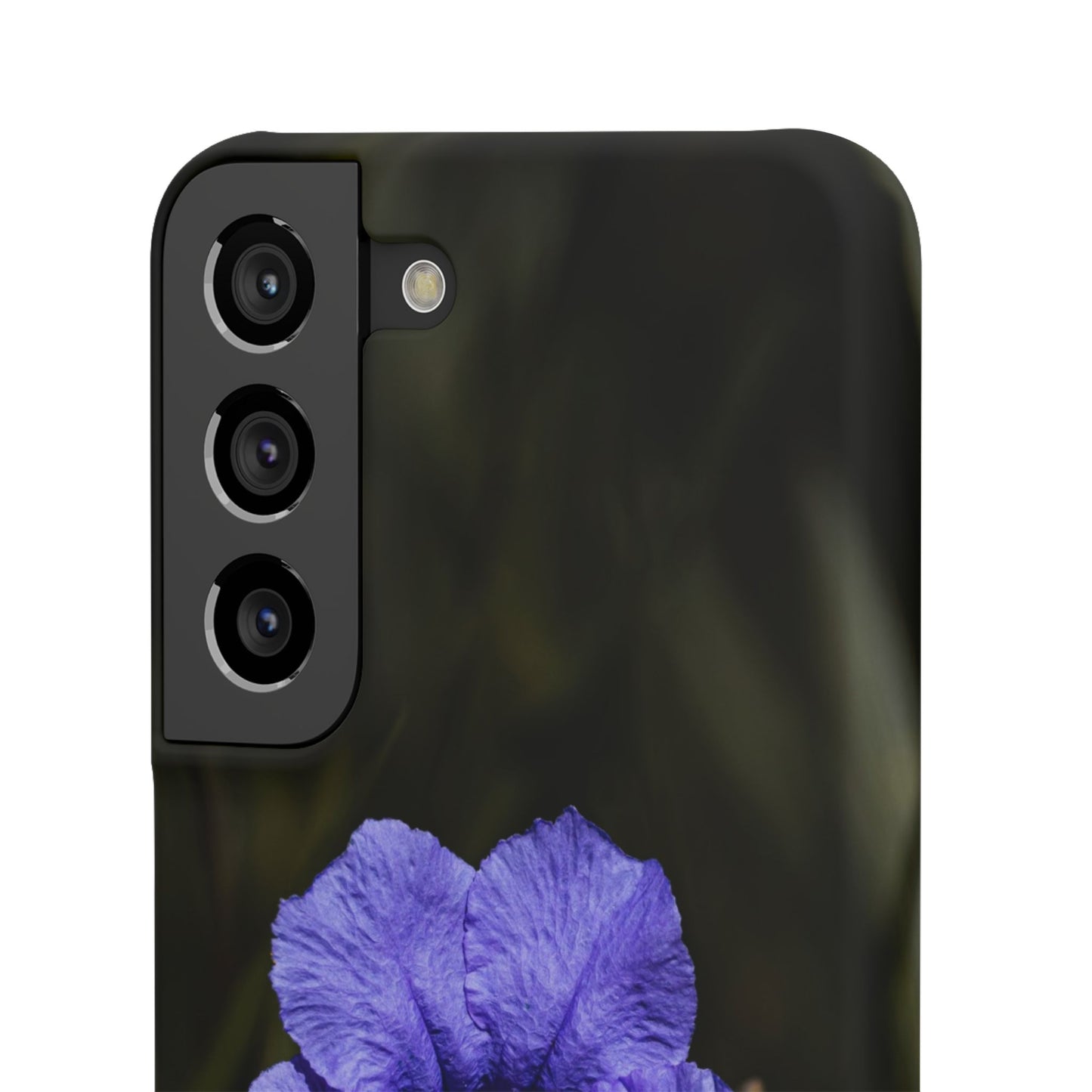 Purple Petunia Phone Case — Floral Snap Case