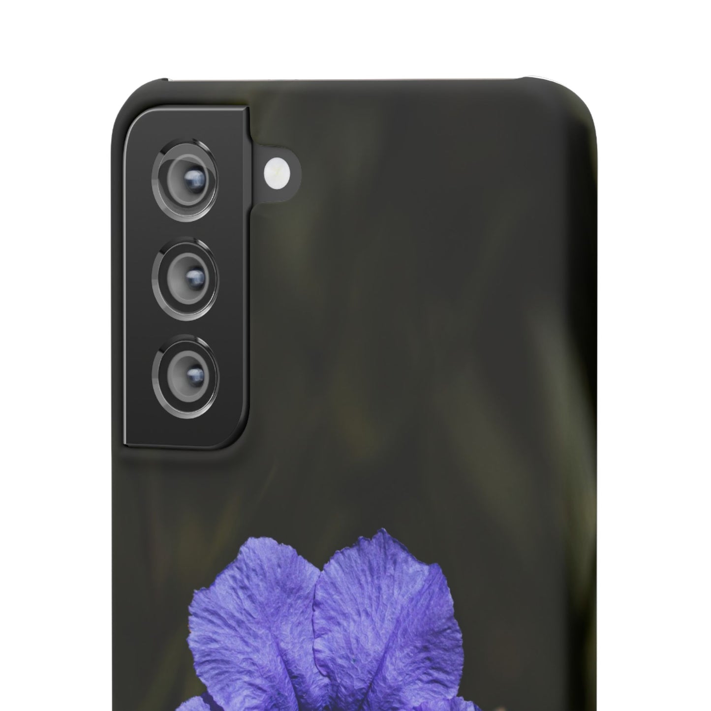 Purple Petunia Phone Case — Floral Snap Case