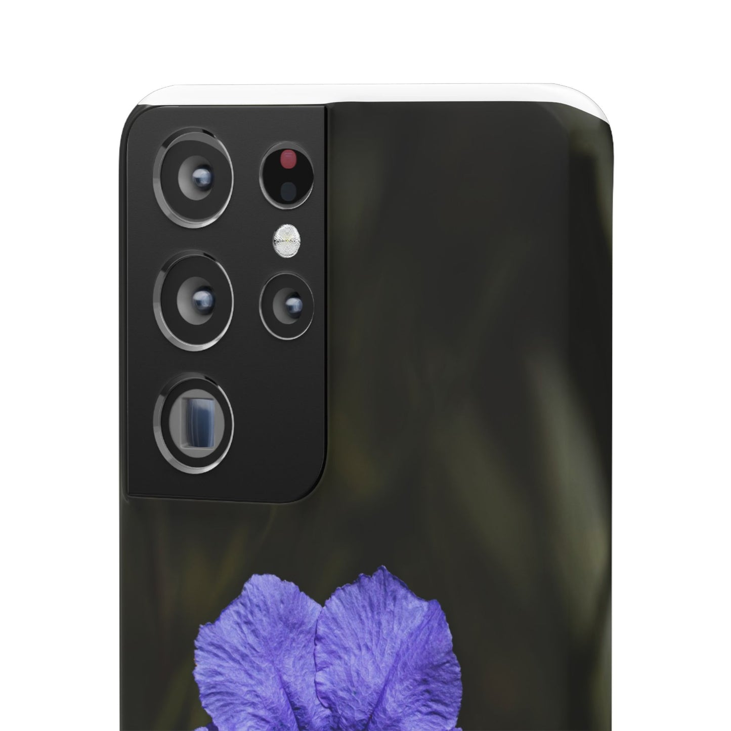 Purple Petunia Phone Case — Floral Snap Case