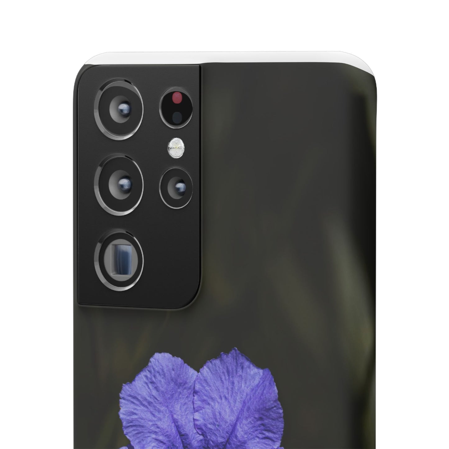 Purple Petunia Phone Case — Floral Snap Case