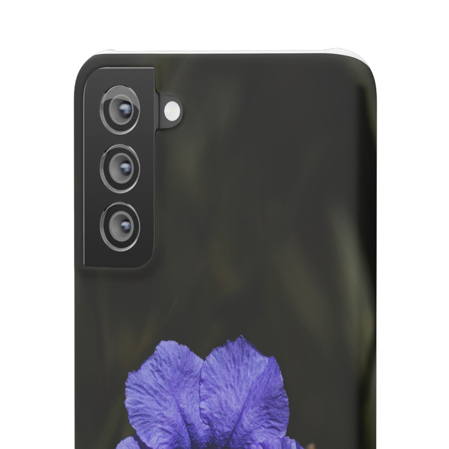 Purple Petunia Phone Case — Floral Snap Case